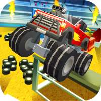 Blocky Monster Truck: Stunts Arena