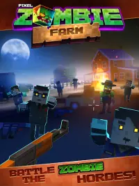 Zombie pixel farm survival Screen Shot 2
