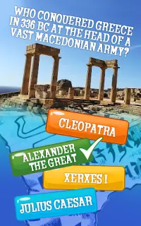 สมัยโบราณ – ประวัติศาสตร์สมัยโบราณ เกมตอบคำถาม Screen Shot 7