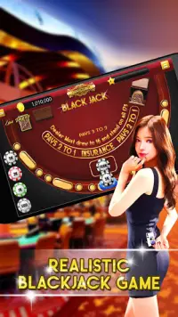 Blackjack VIP - Free Vegas Blackjack 21 Games Screen Shot 1