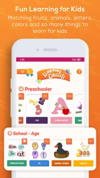 Kids Matching Games. Match Letters, Words & Shapes Screen Shot 2