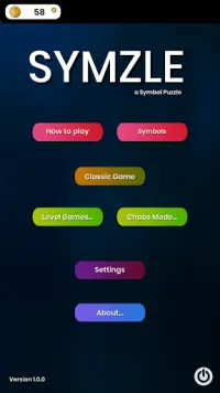 Symzle - een puzzel met symbolen Screen Shot 0