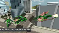 التنين روبوت تحويل لعبة - ديناصور العالم في القتال Screen Shot 5