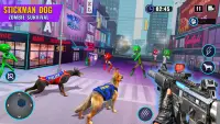 Flying Stickman Dog Crime Game Screen Shot 2