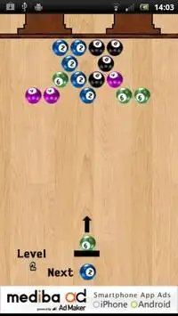 Bubble shooter game Screen Shot 2