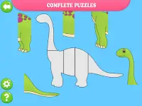 Puzzles Infantis de Dinossauro Screen Shot 19