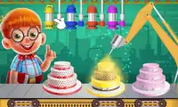 Princess Doll Cake Factory :Cooking Game For Girls Screen Shot 1