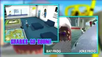 Amazing Frog 3D - SHARKS GO BOOM! Screen Shot 2