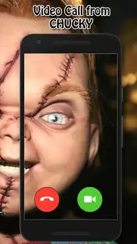 Video Call Chucky Killer 🔪 Simulator Screen Shot 0