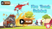 Fire Truck Driving 3D Simulation Screen Shot 0