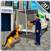 Police Dog Transport Truck Sim