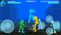 Stickman Neon Warriors: Street Fighting Screen Shot 5