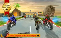 मौत मोटो बाइक दौड़ - मोटरसाइकिल दौड़ खेल Screen Shot 6