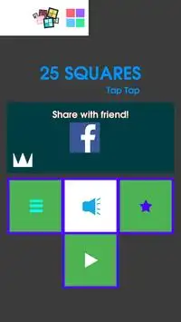 25 Squares - Tap Tap Screen Shot 0