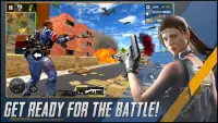 Firing Squad Battle Fire: Army Free Gun Game Screen Shot 1