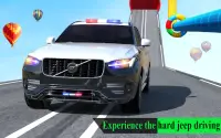 Police Jeep Stunt 2021: Free Jeep Stunt Games Screen Shot 0