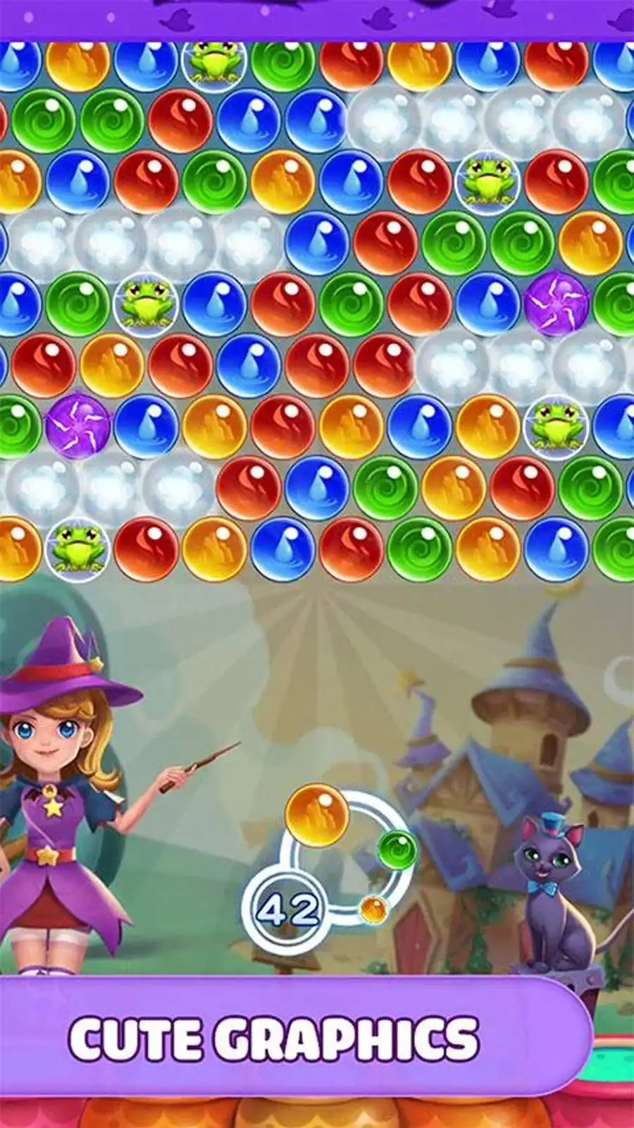 Bubble Witch Shooter Magic Saga Screen Shot 1