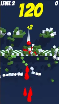 Fire Fall: Bouncy Ball Brick Breaker Fire balls 3D Screen Shot 2