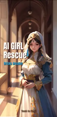 AI Girl Rescue: Brick Breaker Screen Shot 0