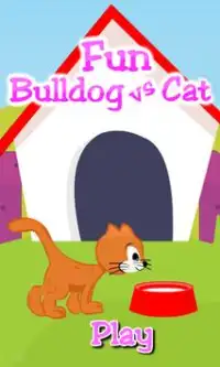 Bulldog vs Cat Fun Screen Shot 0