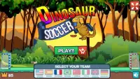 Dinosaur Soccer Run : Shoot Sausage Screen Shot 0