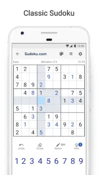 Sudoku.com - сlassic sudoku Screen Shot 0