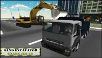 Sand Excavator Crane Sim 3D Screen Shot 13