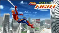 Frog Rope City Fight: Spider Power Crime Battle Screen Shot 0