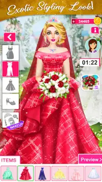 Wedding Dress up Girls Games Screen Shot 2