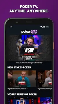 PokerGO: Stream Poker TV Screen Shot 0