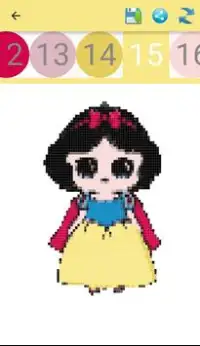 Princesses and Dolls color by number-Lol Pixel Art Screen Shot 6