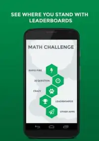 Math Challenge-Crazy Math Quiz Screen Shot 1