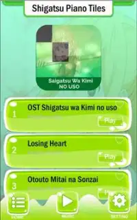 Shigatsu Wa Kimi No Uso Piano Tiles Screen Shot 0