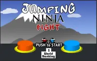 Jumping Ninja Fight : Two Player Game Screen Shot 0