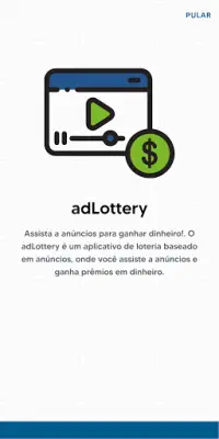 AdLottery - Assista anúncios e ganhe dinheiro. Screen Shot 1
