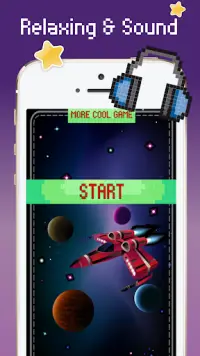 Spaceship color by number : Spacecraft coloring Screen Shot 0