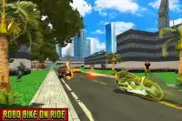 Flying Robot Bike Epic Battle Screen Shot 8