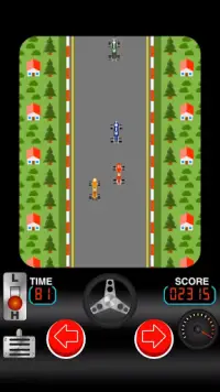 Retro GP, game balap arcade Screen Shot 1