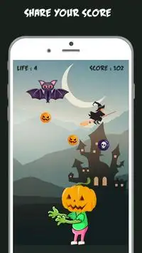 Halloween Run-Bestes Halloween Escape Runing Spiel Screen Shot 2