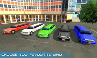 आधुनिक लिमोसिन कार ड्राइविंग:रियल टैक्सी चालक 3 डी Screen Shot 2