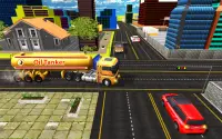 Oil Tanker Usa Truck Driver Transport Cargo 3D 🚚 Screen Shot 5