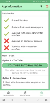 Sudoku Solver (Camera) Screen Shot 2