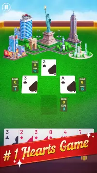 Hearts World Tour: Classic Card Plus Board Game Screen Shot 0
