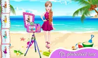 Кукла Принцесса Makeover салон Free Screen Shot 4