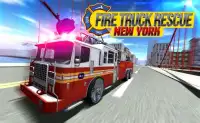 Fire Truck Rescue: New York Screen Shot 1