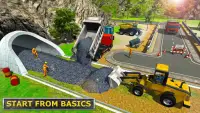 Railroad Tunnel Construction Sim: Juegos de tren Screen Shot 5