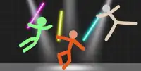 Stickman Warriors - Lightsaber War Screen Shot 2