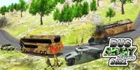 Army Bus Oleng Driving 2021:Military Bus Simulator Screen Shot 1