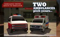 Ambulance Driver Rescue 3D Sim Screen Shot 9
