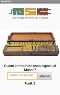 Museo degli Strumenti per il Calcolo - PopQuiz! Screen Shot 0